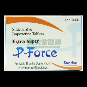 必利吉 Super P-force 200mg/4顆 助勃+延時 威而鋼學名藥丨大樹藥局直營